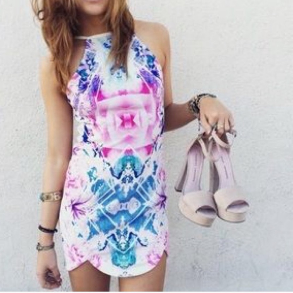 LF stores multi colored dress